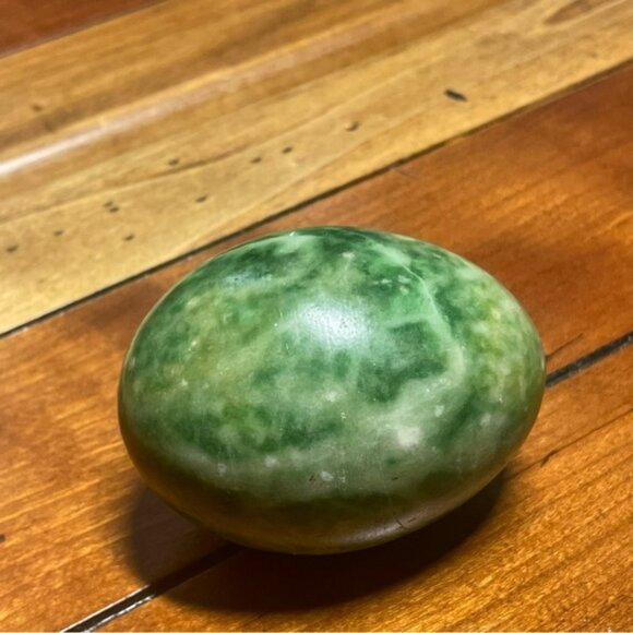 Vintage Marble Alabaster Onyx Home Decor Eggs Hand carved - Picture 9 of 16